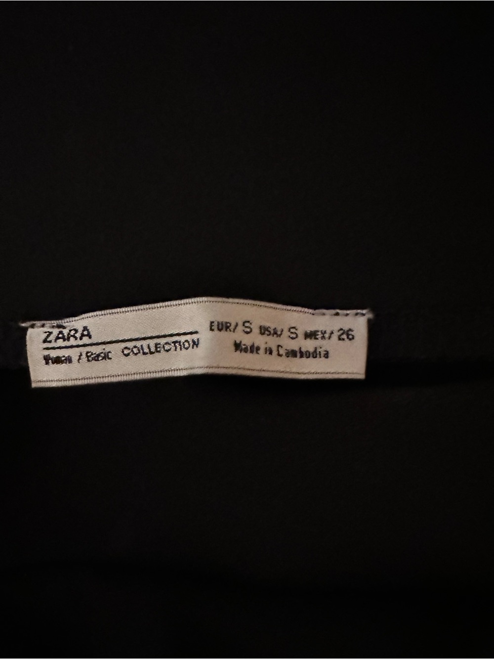 Zara little black dress off the shoulder